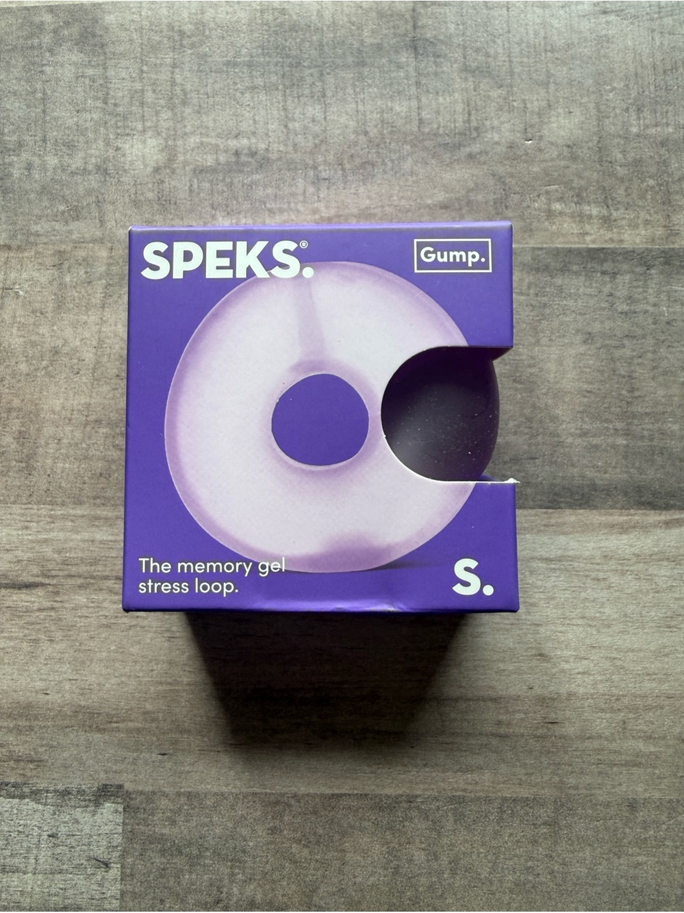 Speks Memory Gel Stress Loop - Purple